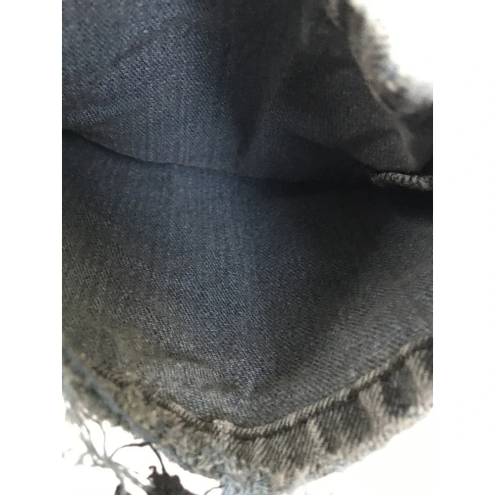 Levis 511 Skinny Jeans Mens Gray Faded Distressed Denim Pants